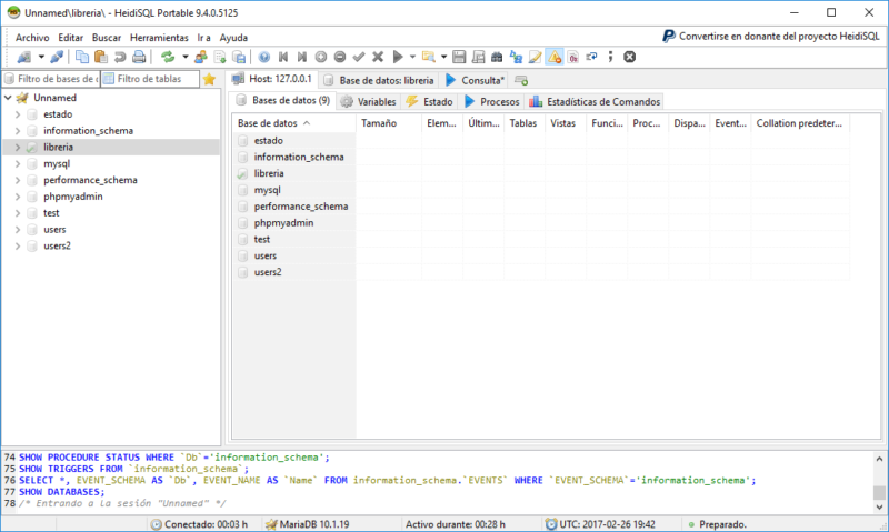 Ejercicios De MySQL: Crear La Base De Datos Librería | Operating ...